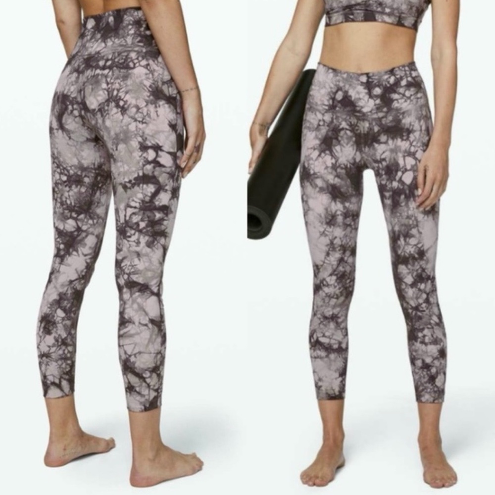 Lululemon Wunder Tie-Dye High-Waisted Leggings